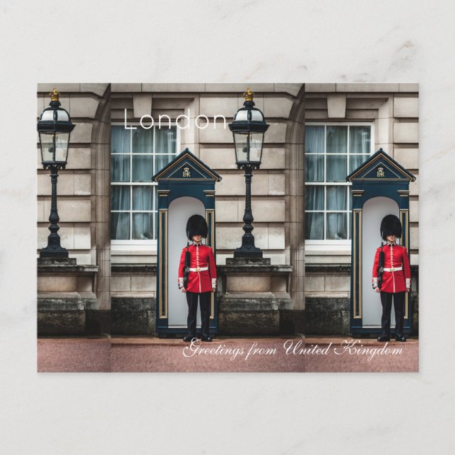 Salutations par carte postale Londres du Royaume-U (Devant)