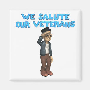 Salute Our Veterans Magnet