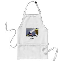 Salute the Chef (Veterans White Standard Apron)