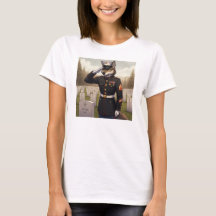 Saluting Marine Corps Wolf