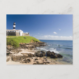 Salvador, Brazil. Porto da Barra and the Postcard