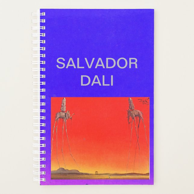 SALVADOR DALI PLANNER AVEC BIOGRAPHIE (Devant)