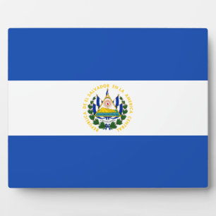 Salvadoran Flag Plaque