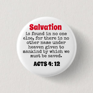 salvation 1 inch round button