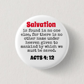 salvation  1 inch round button
