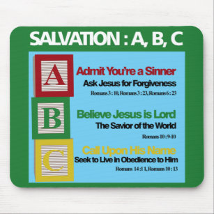 Salvation ABC Mouse Pad