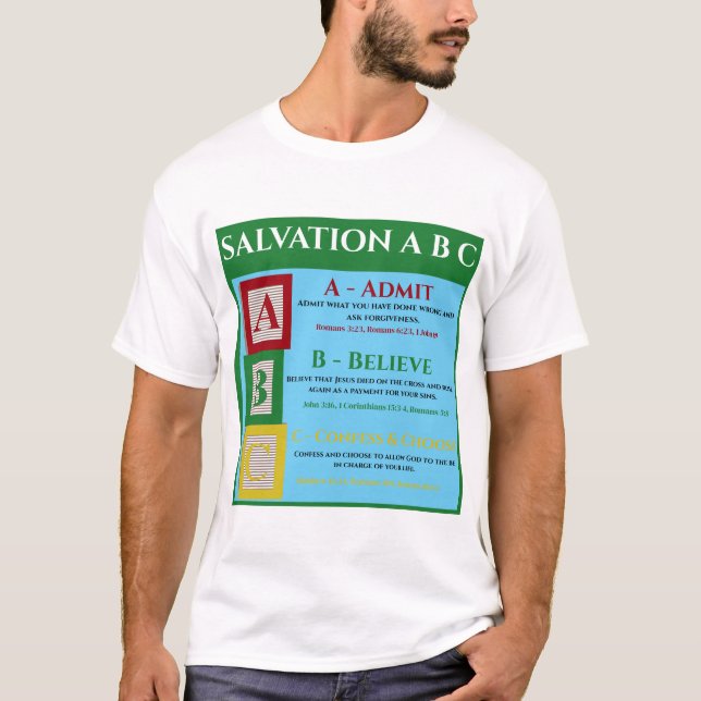 Salvation abc T-Shirt (Front)