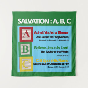 Salvation ABC Tapestry
