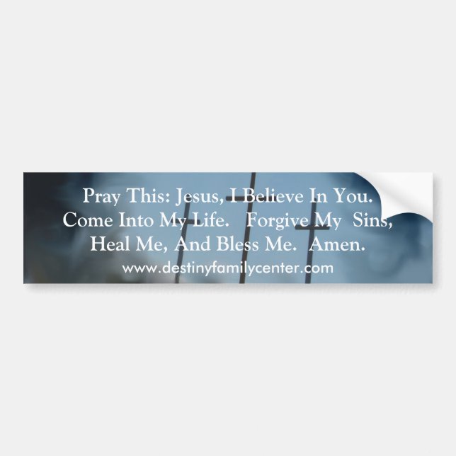 Salvation Bumper Sticker (Front)
