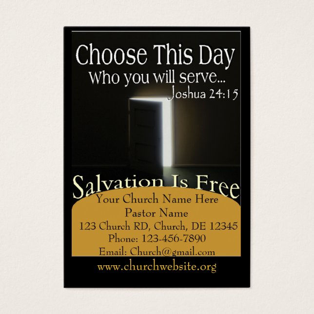 Salvation Card: Doorway to Salvation (Front)