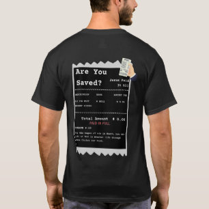 Salvation Receipt Funny Christian T-Shirt