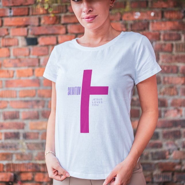 Salvation T-Shirt with custom back writing (Creator Uploaded)