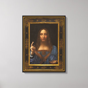 Salvator Mundi 1500 Leonardo da Vinci Canvas Print