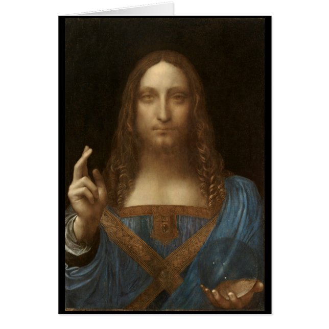 Salvator Mundi by Leonardo da Vinci circa 1500 (Front)