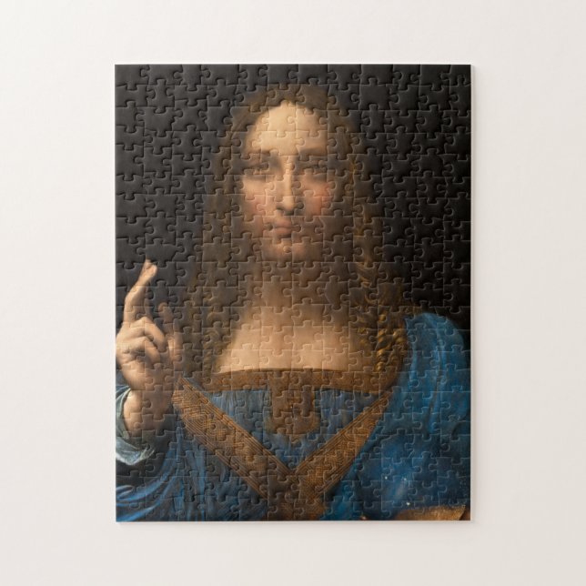 Salvator Mundi by Leonardo da Vinci Jigsaw Puzzle (Vertical)