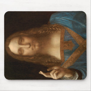 Salvator Mundi (by Leonardo da Vinci) Mouse Pad