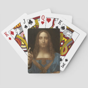Salvator Mundi by Leonardo da Vinci Playing Cards