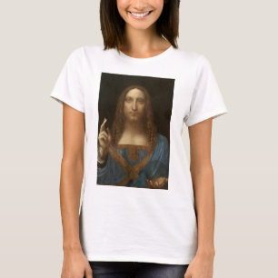 Salvator Mundi by Leonardo da Vinci T-Shirt