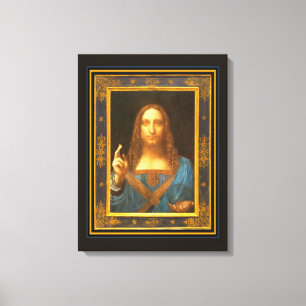 Salvator Mundi c 1500 Leonardo da Vinci Canvas Print