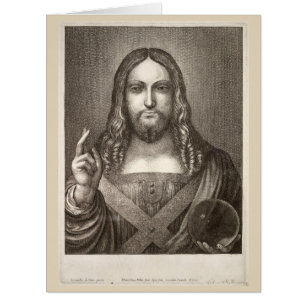 Salvator Mundi par Wenceslaus Hollar après