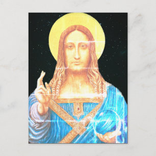 Salvator Mundi Postcard