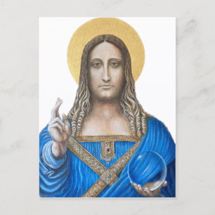 Salvator Mundi Postcard