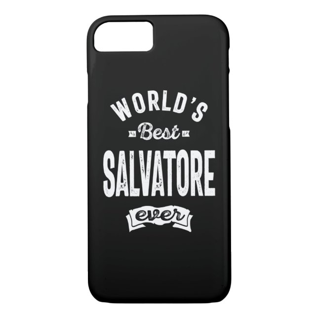 Salvatore Personalized Name Birthday Case-Mate iPhone Case (Back)
