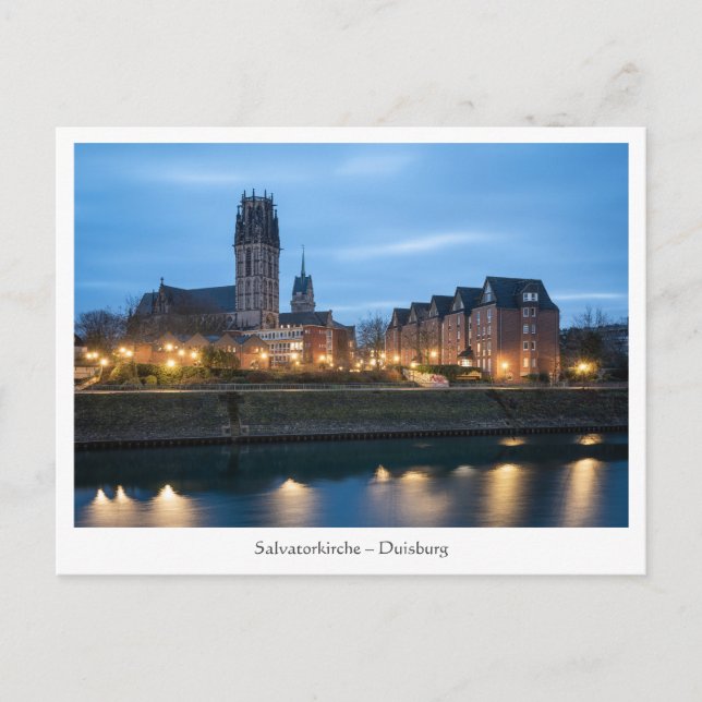 Salvatorkirche Duisburg Postcard (Front)