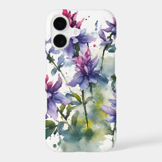 Salvia - Fleurs aquarelle Coque Case-Mate pour iPh