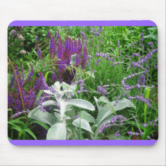 Salvia, Lavendar, lamb's ear. mousepad