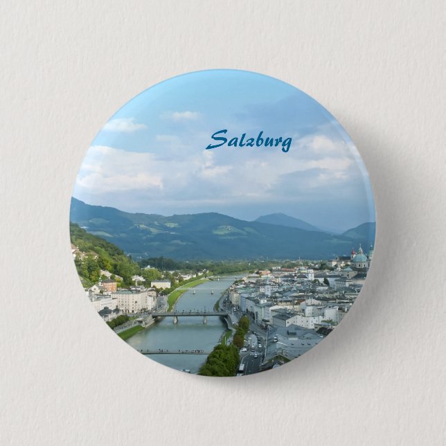 Salzburg 2 Inch Round Button (Front)