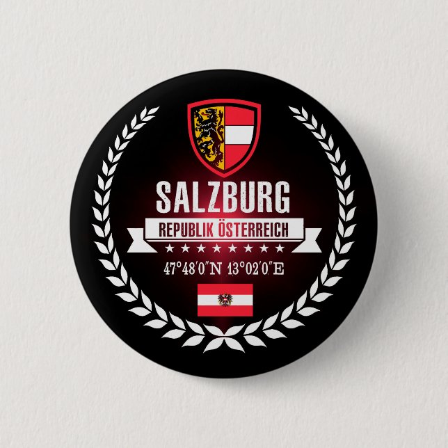 Salzburg 2 Inch Round Button (Front)