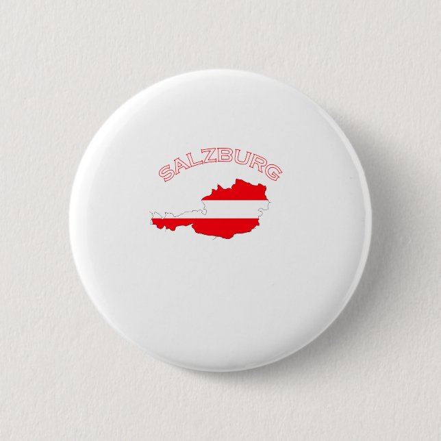 Salzburg, Austria 2 Inch Round Button (Front)