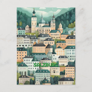 Salzburg Austria Postcard