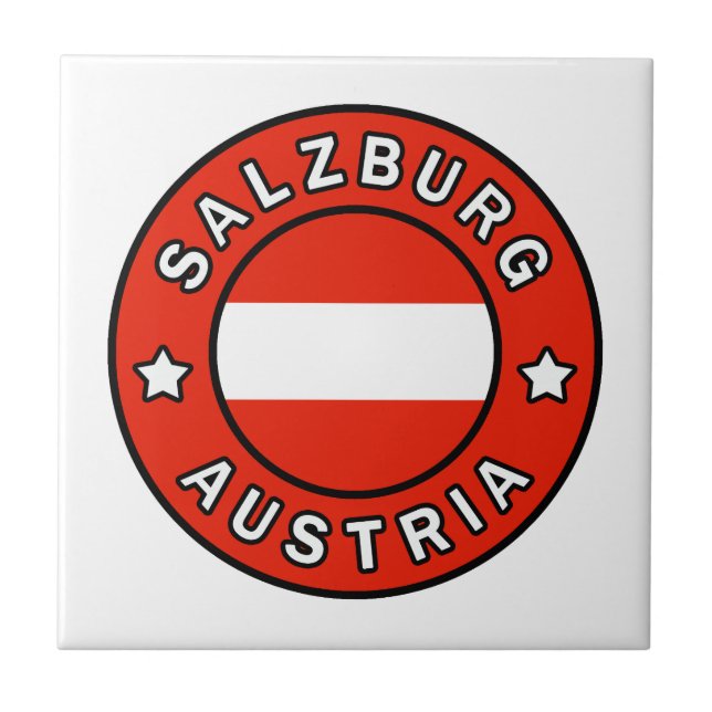Salzburg Austria Tile (Front)