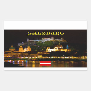 Salzburg Castle Austria - High Quality Pro Photo Sticker