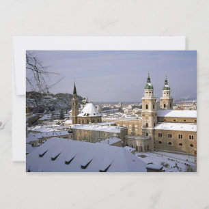 Salzburg Cathedral Austria Holiday Card