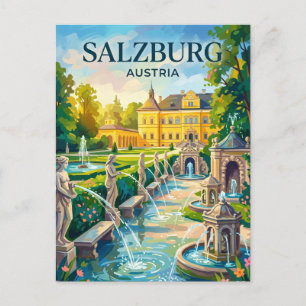 Salzburg - Hellbrunn Palace Austria Postcard