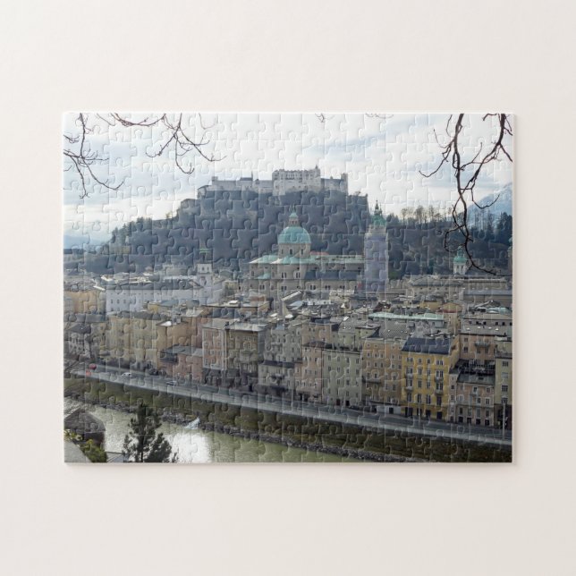 Salzburg panoramic view puzzle (Horizontal)