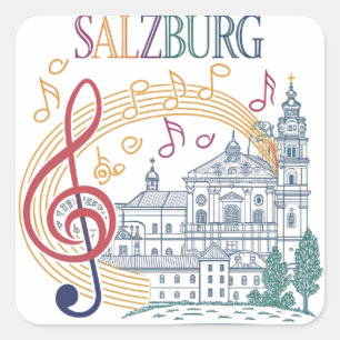 SALZBURG SQUARE STICKER