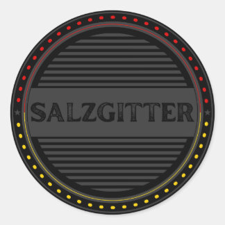 Salzgitter City Pride Emblem – German Identity Classic Round Sticker