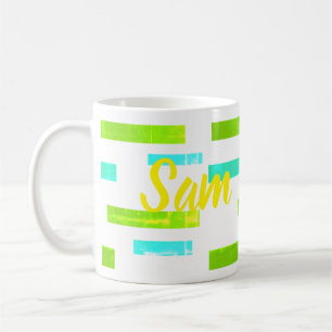 Sam Add Your Name Tropical Coffee Tea Mug Cup