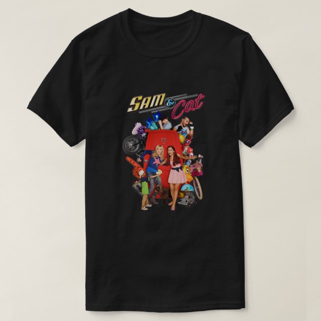 Sam and Cat Show Poster Premium  T-Shirt (Design Front)