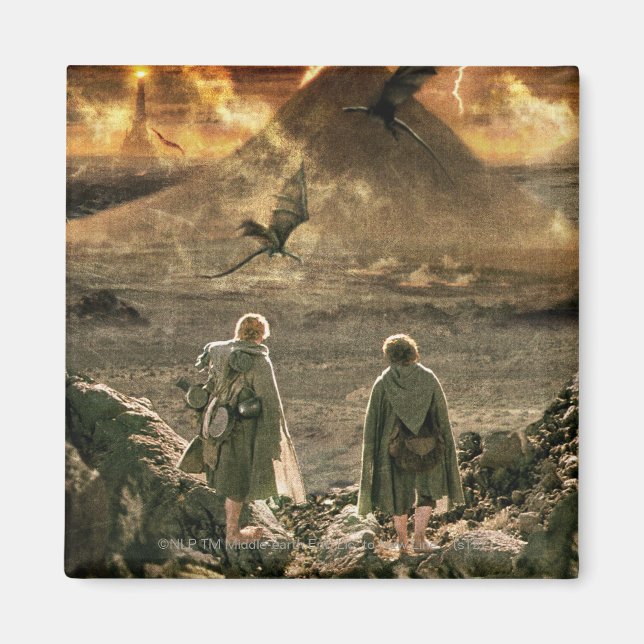 Sam and FRODO™ Approaching Mount Doom Magnet (Front)
