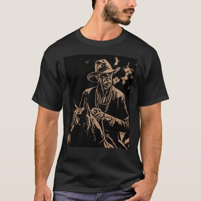 Sam Elliot As Shea Brennan 1883 yellowstone Classi T-Shirt (Front)