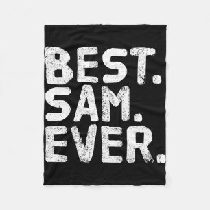 Sam ever funny men father's gift idea performance fleece blanket