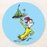 Sam I Am Round Paper Coaster<br><div class="desc">Are you ready to completely level up your nostalgia game and bring the ultimate classic storybook magic right into your everyday life? Say hello to your new favourite obsession! This officially licensed Dr. Seuss merchandise features the iconic and persistent Sam-I-Am proudly serving up that famous, unforgettable platter of green eggs...</div>