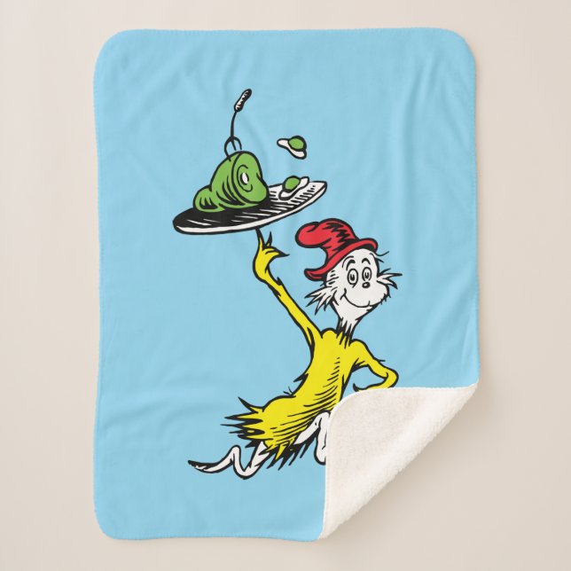 Sam I Am Sherpa Blanket (Front)
