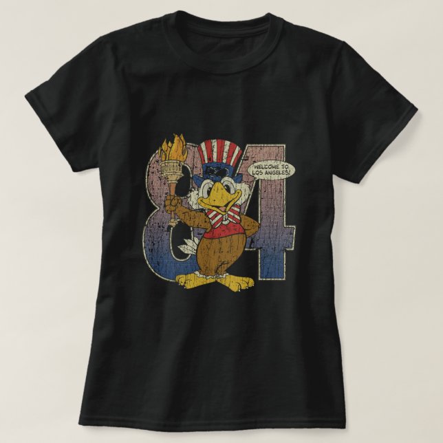 Sam L'aigle de Los Angeles 1984 T-Shirt (Design devant)