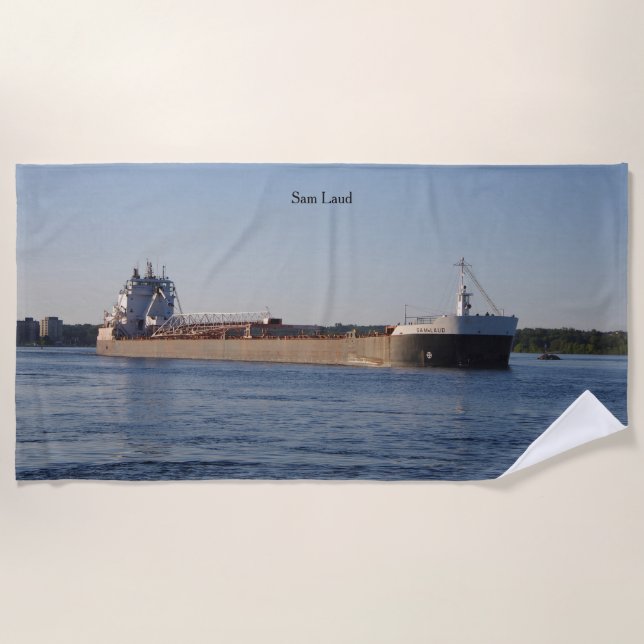 Sam Laud beach towel (Front)